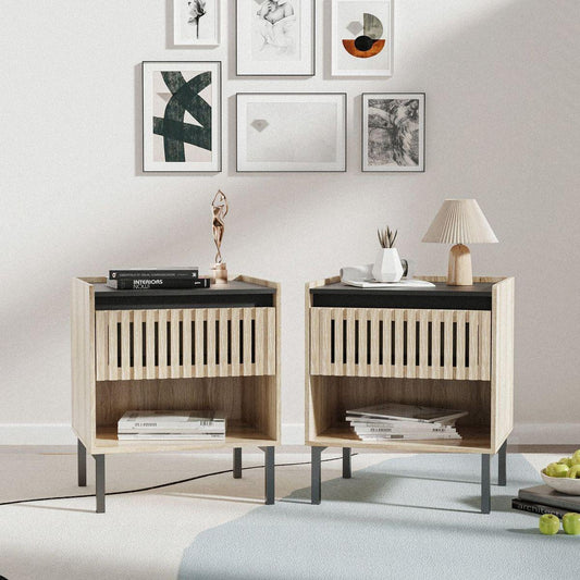 Bedroom Bedding & Decor: Bedside table set 2 by Streamdale Furniture