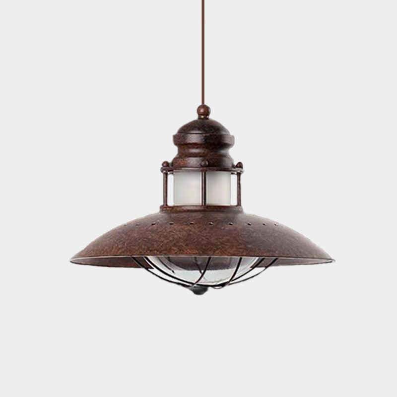 Maggie Rustic LED Pendant - Modern Farmhouse Charm