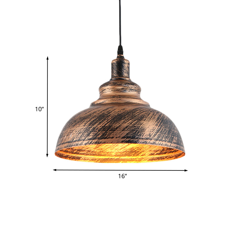 Aubrey Rustic Barn Pendant Lamp - Industrial Charm for Any Space