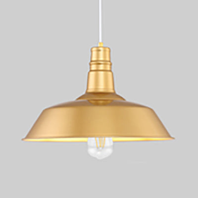 Aiden's Industrial Pendant: Warm Elegance & Rustic Charm (Gold Finish, 2 Sizes)