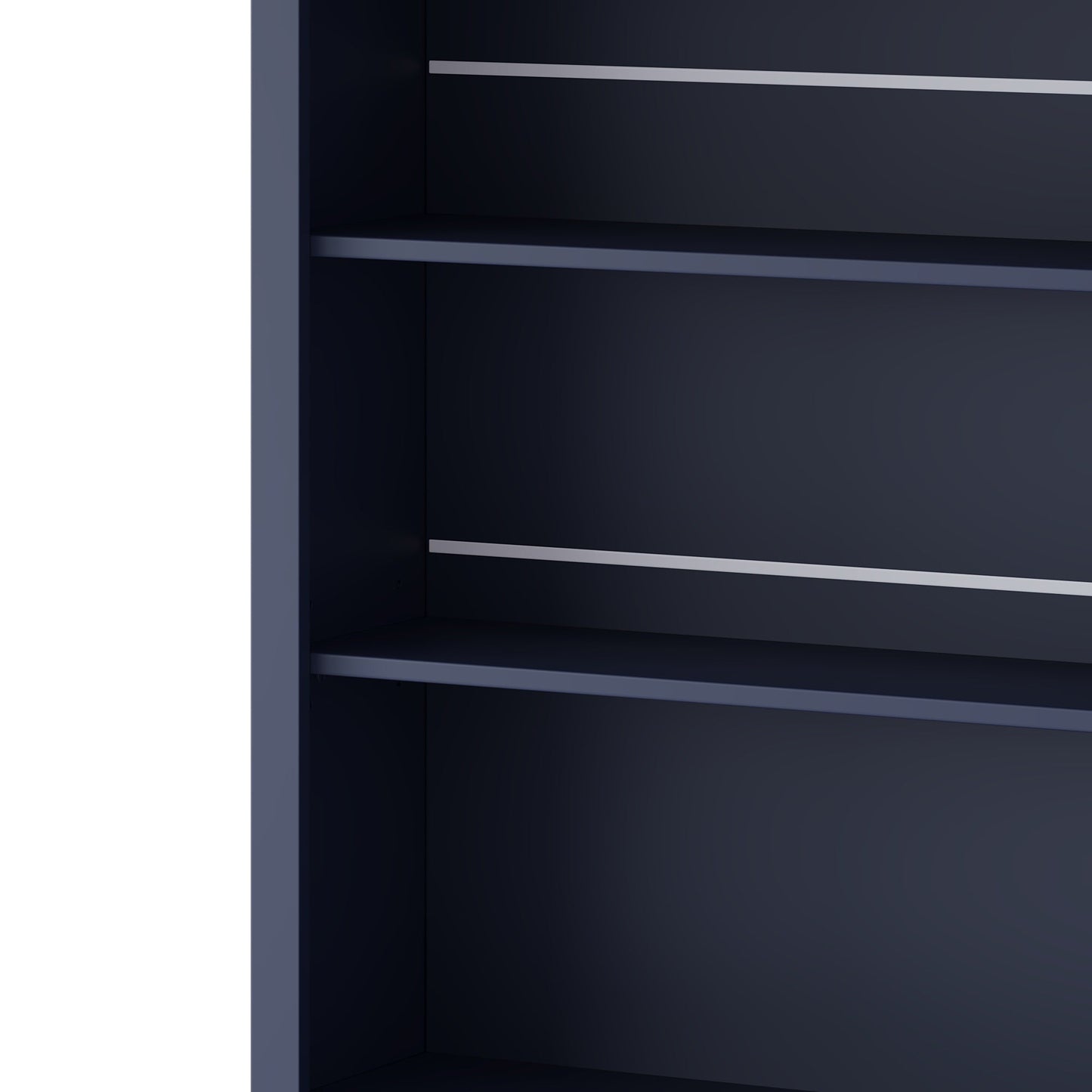 [Assembly Video Provided] TOPMAX Modern 83.7inch High Kitchen Pantry, Freestanding Tall Kitchen Hutch with Faux Marble Top,Cupboard Cabinet with 5 Storage Drawers and Adjustable Shelf, Set of 2, Blue