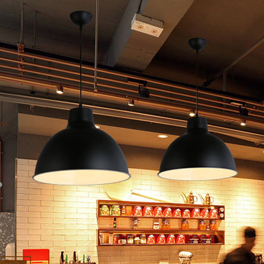 Josie Industrial Dome Pendant: Modern Loft Style with Adjustable Cord