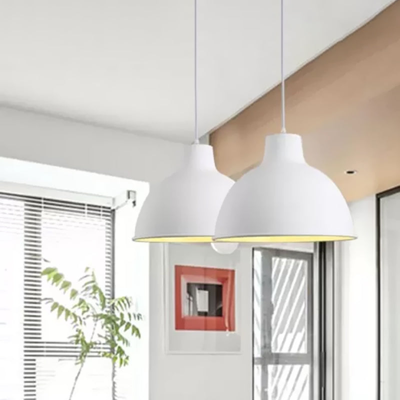 Josie Industrial Dome Pendant: Modern Loft Style with Adjustable Cord