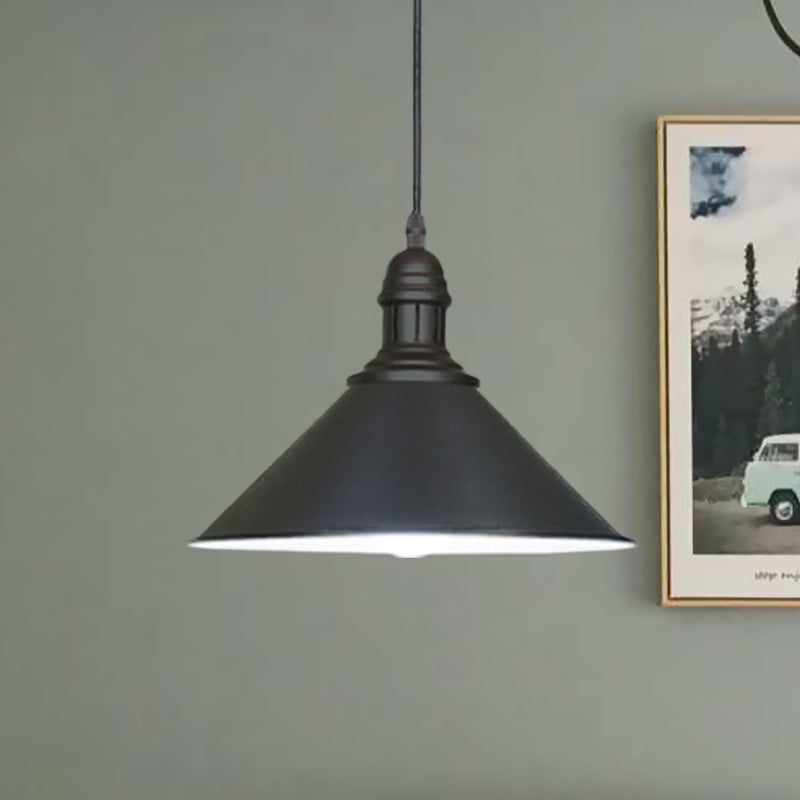 Lydia Charming Conical Pendant: Farmhouse Flair for Any Room