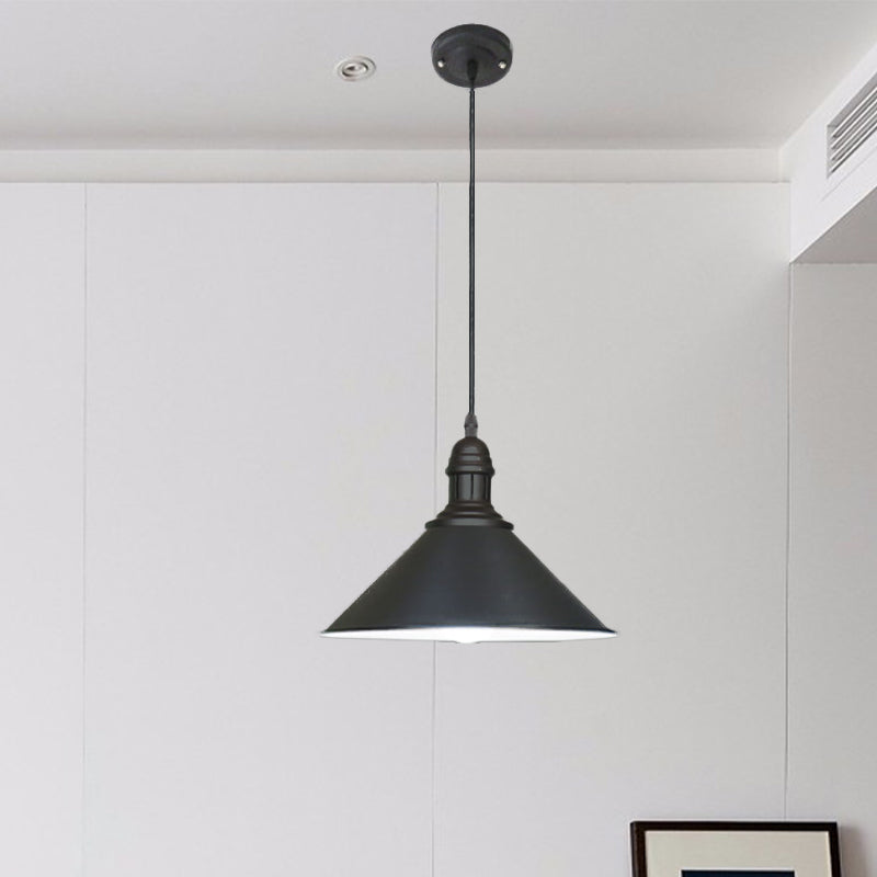 Lydia Charming Conical Pendant: Farmhouse Flair for Any Room