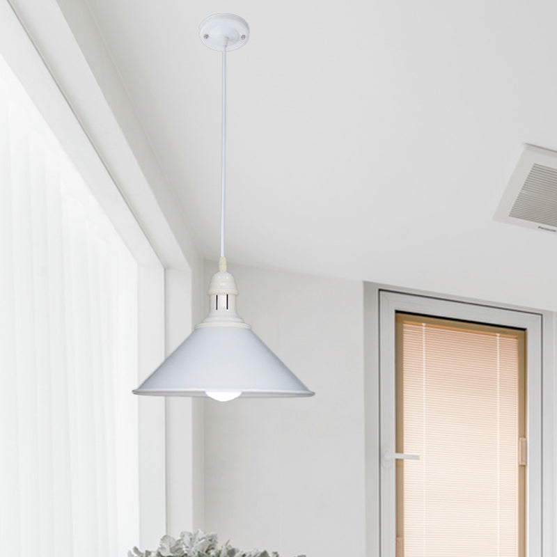 Lydia Charming Conical Pendant: Farmhouse Flair for Any Room