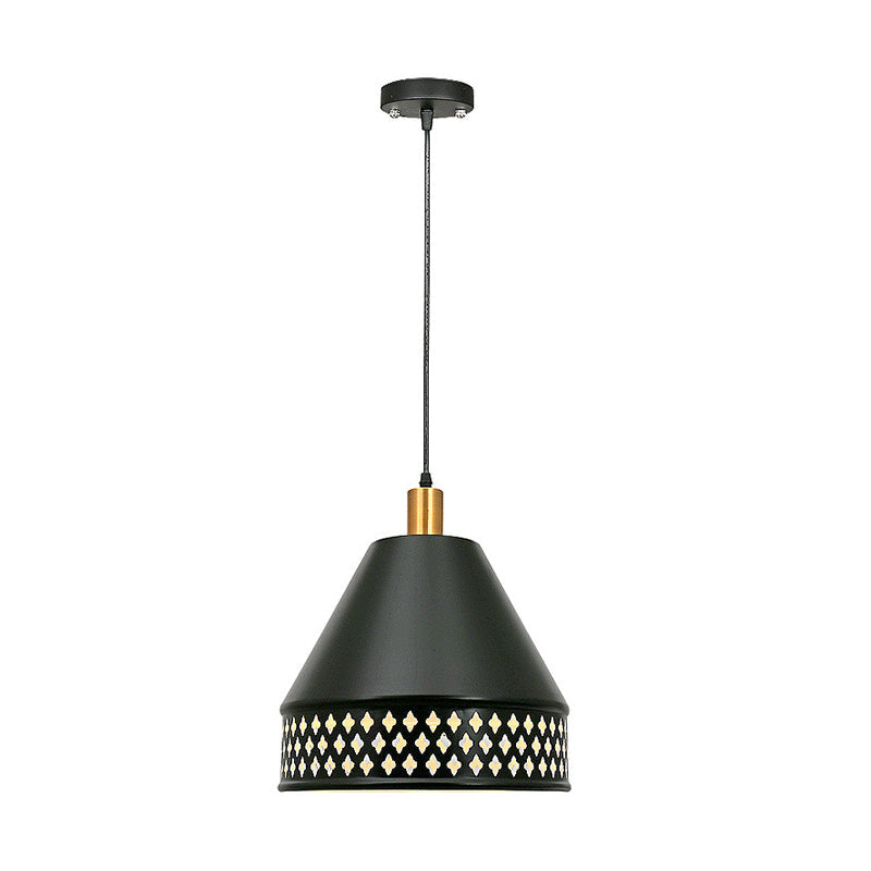 Embrace Industrial Chic with Cutout Detail: The Taper Ceiling Pendant Lamp