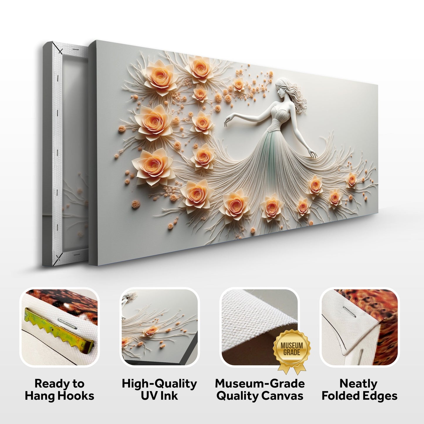 Modern Minimalist Woman Dance Wall Art