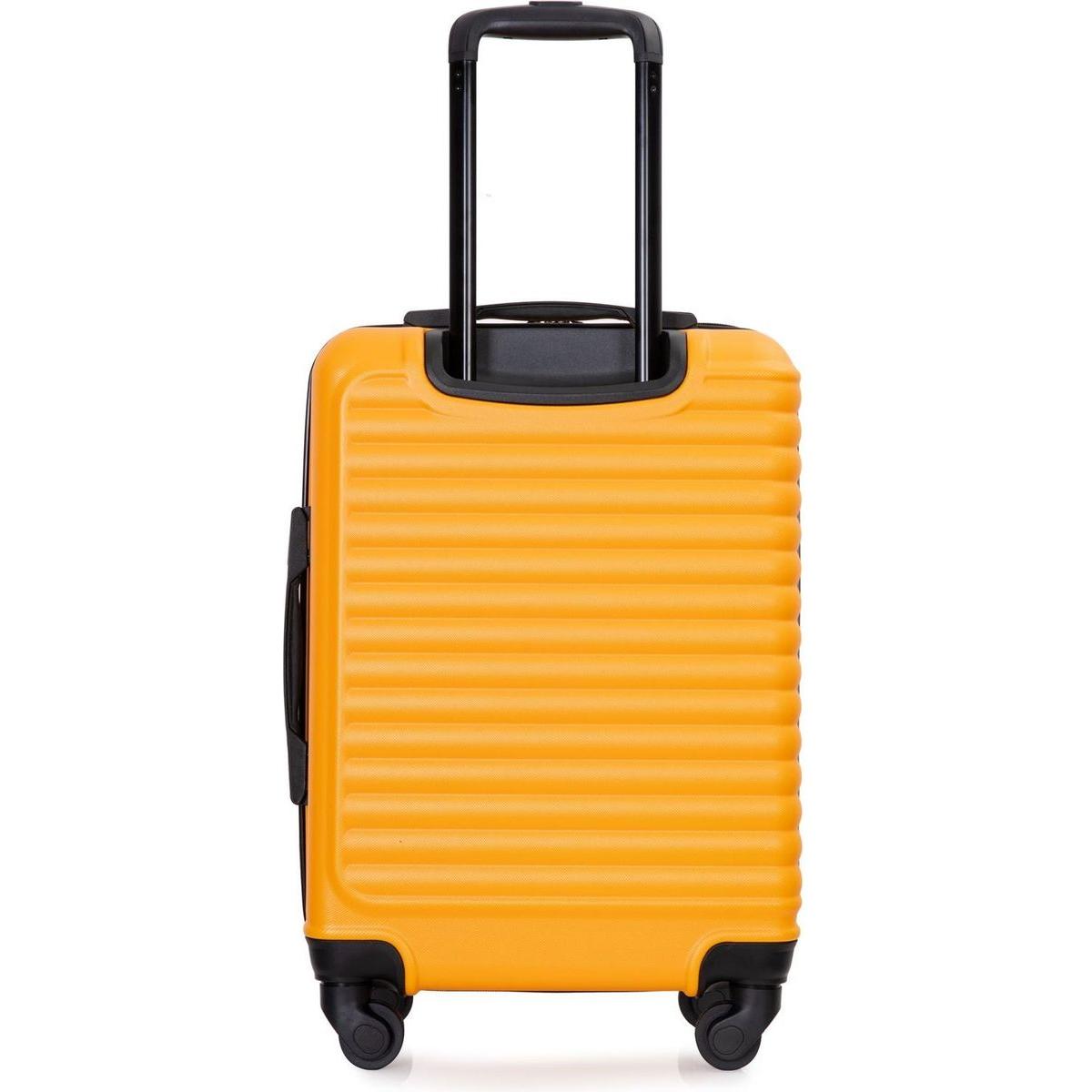 20" Carry on Luggage Lightweight Suitcase, Spinner Wheels, Orange