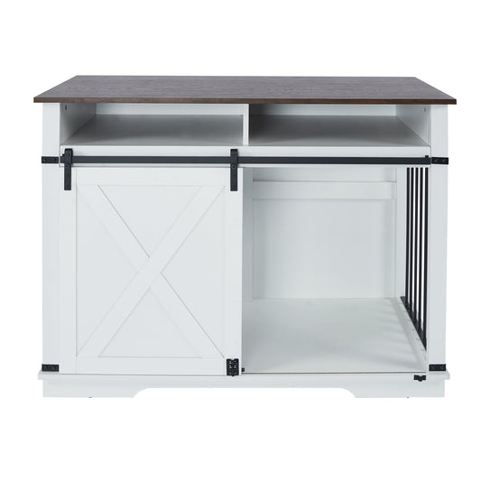 WF005-WH,The dog cage has a large space