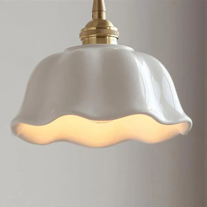 Nordic LED Ceramic Pendant Lights - Stylish Lighting for Living Room, Bedroom, Kitchen, and Cafe