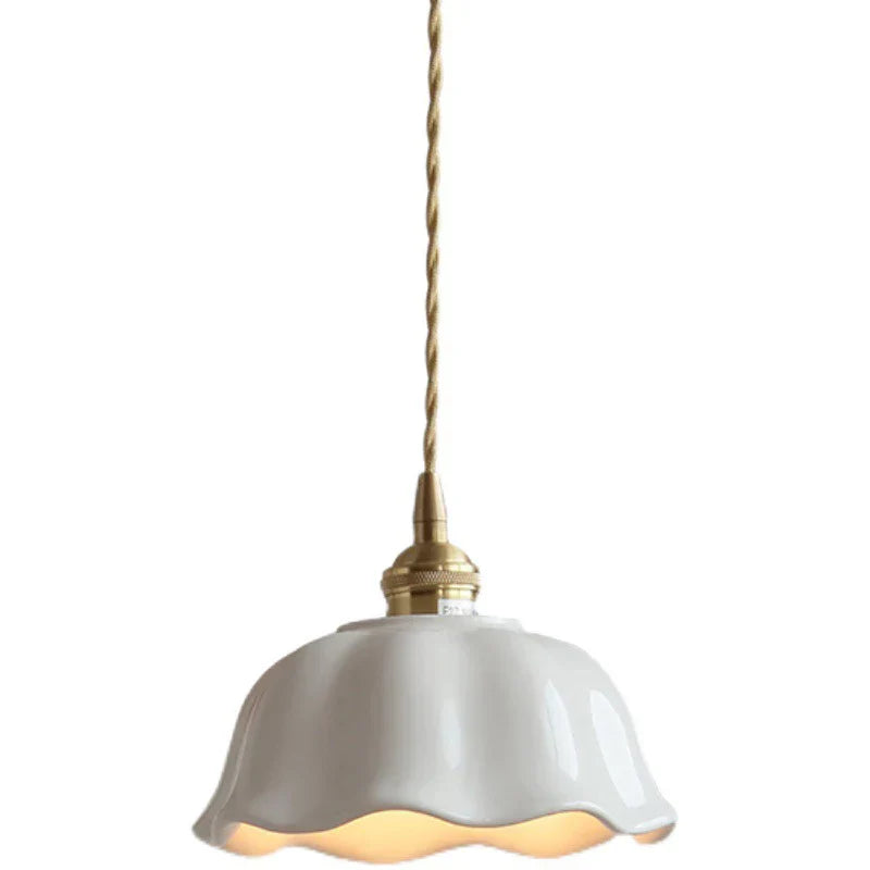 Nordic LED Ceramic Pendant Lights - Stylish Lighting for Living Room, Bedroom, Kitchen, and Cafe