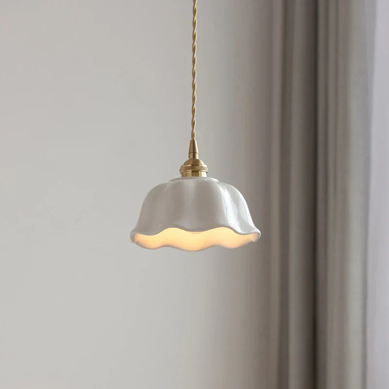 Nordic LED Ceramic Pendant Lights - Stylish Lighting for Living Room, Bedroom, Kitchen, and Cafe