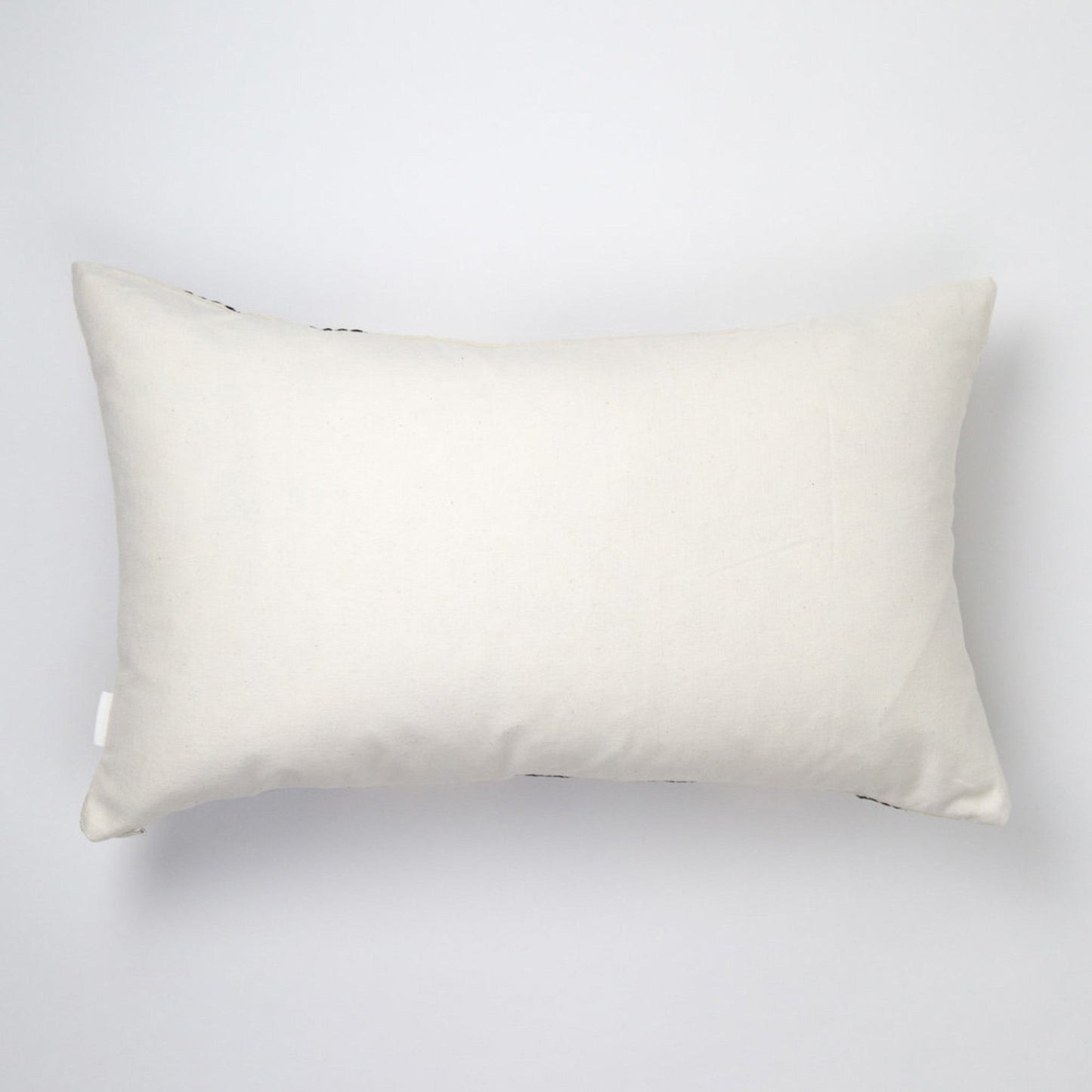Vintage Jade Green and Natural Ivory Striped Pillow