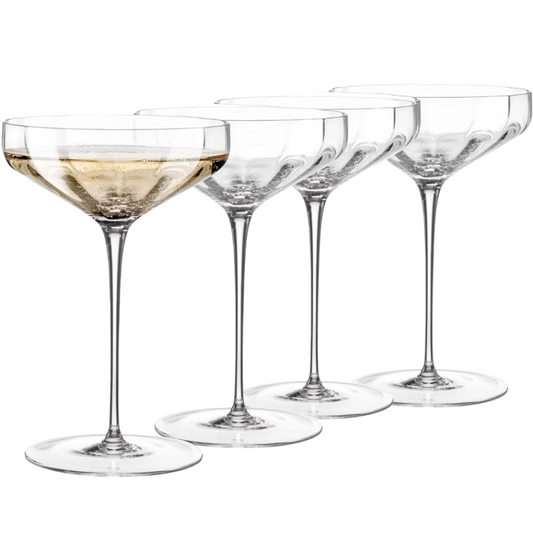 Dining & Tableware: Angled Coupe Glasses by Sister.ly Drinkware