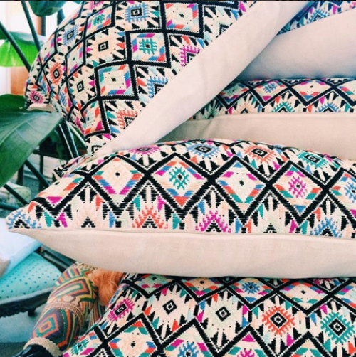 Nahuala II Pillow - Mint