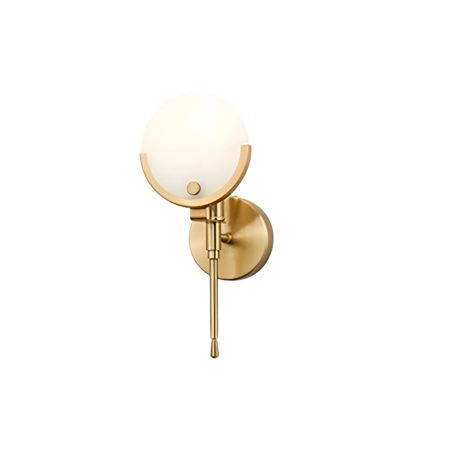 Alabaster Ava Brass Wall Lamp