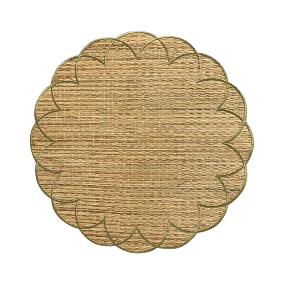 Area Rug: Bali Straw Placemat by Talah Home