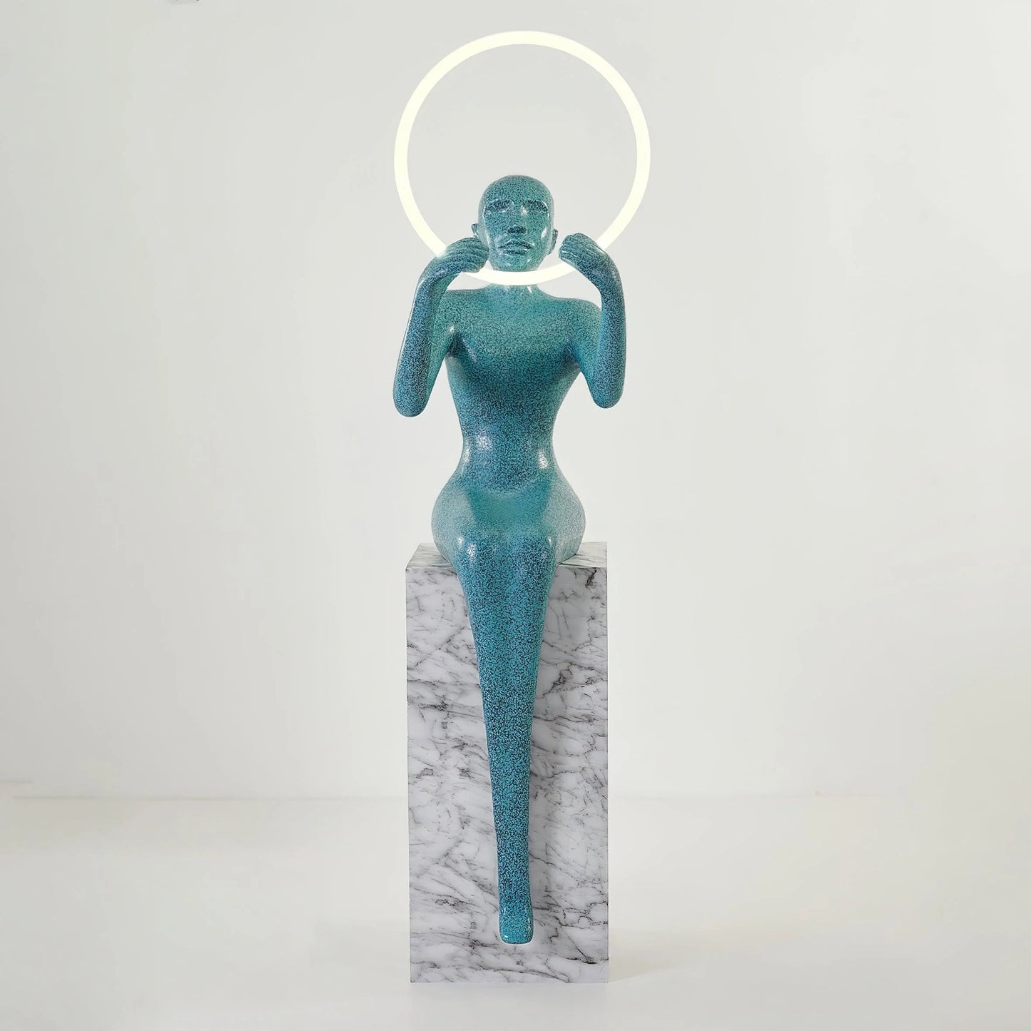 Bella Sitting Sculpture Floor Lamp