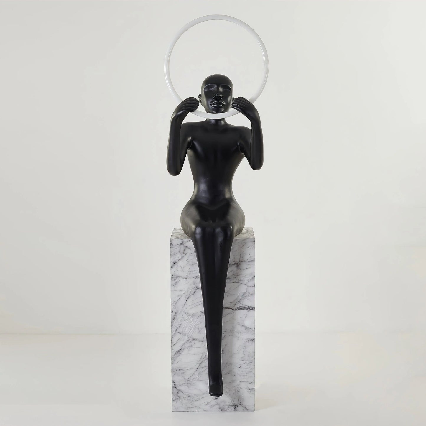 Bella Sitting Sculpture Floor Lamp