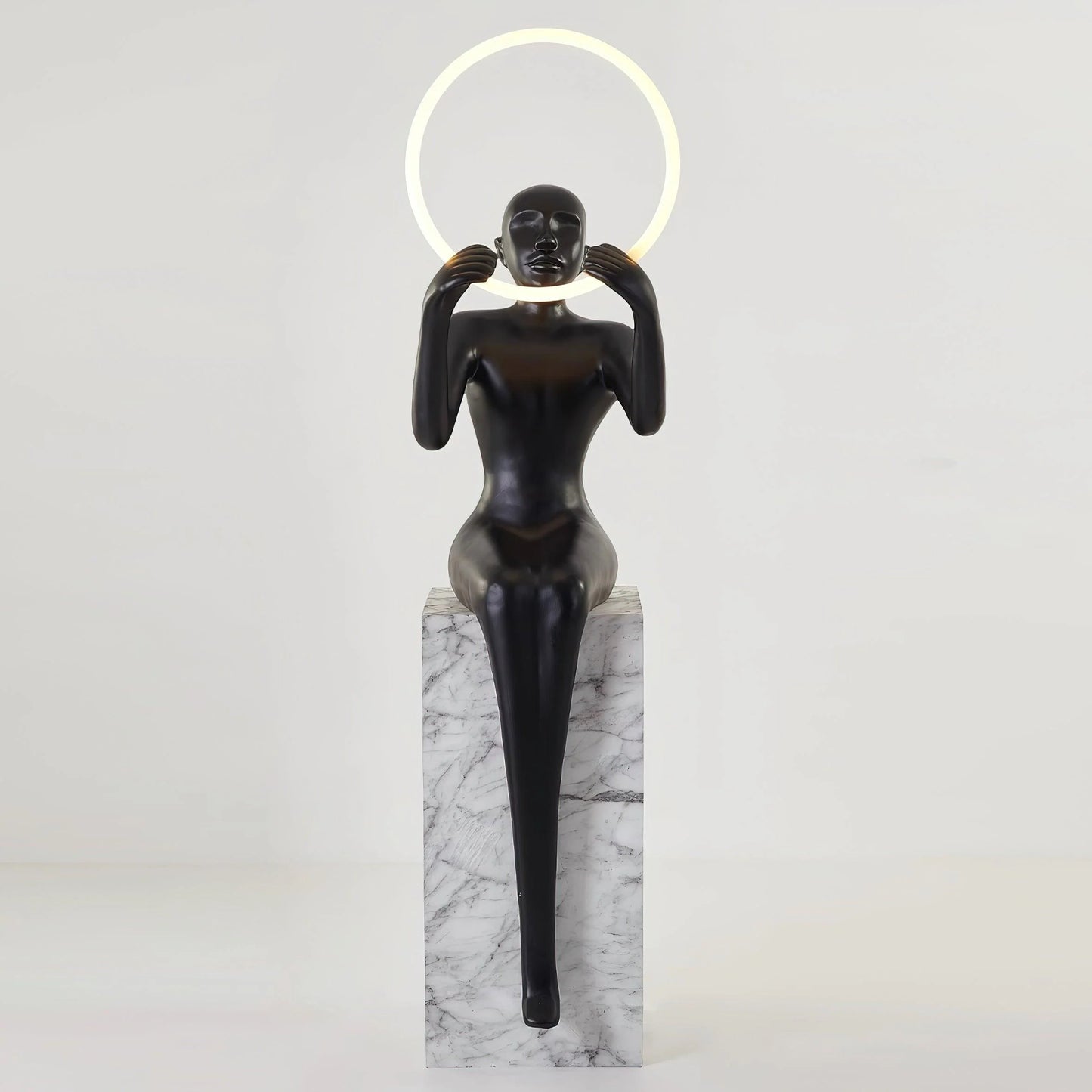 Bella Sitting Sculpture Floor Lamp