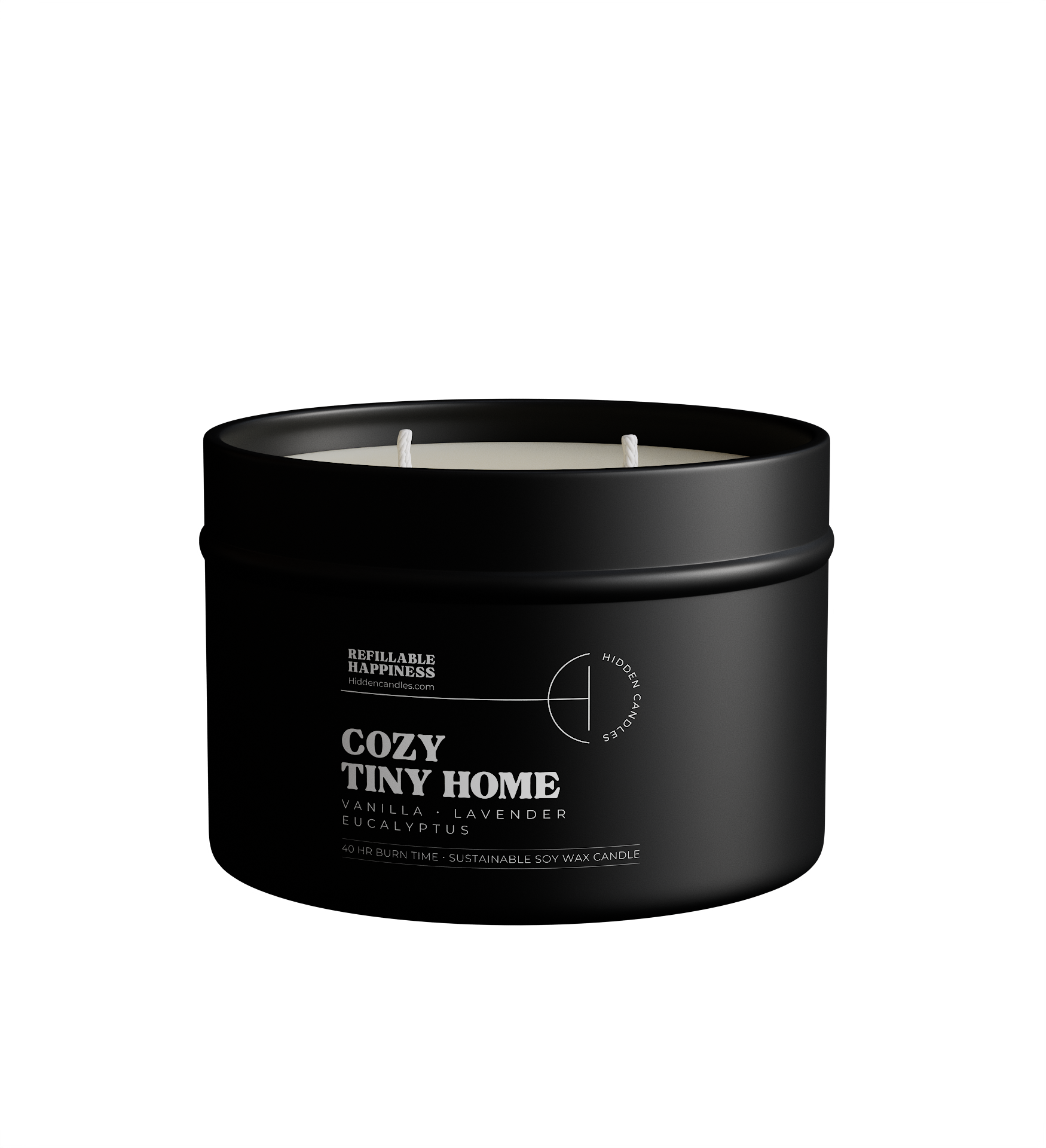 Smart Home Device: Cozy Tiny Home Candle Refill by Hidden Candles