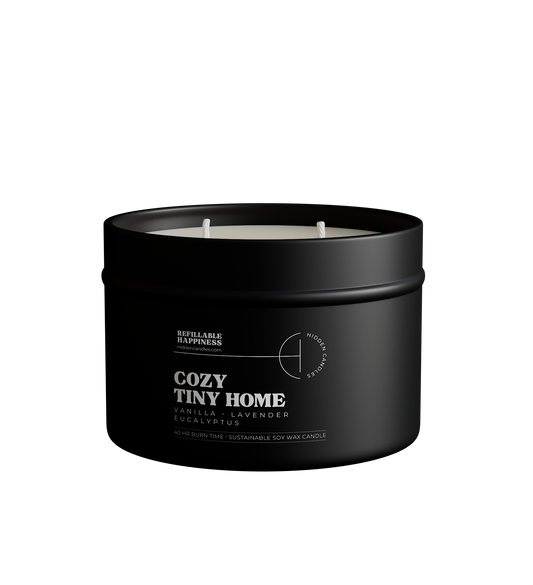 Smart Home Device: Cozy Tiny Home Candle Refill by Hidden Candles