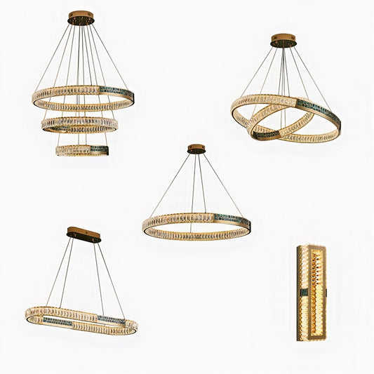 Evelyn's Elegance Chandelier - Chic Wall/Pendant Light with Luxurious Shell Design