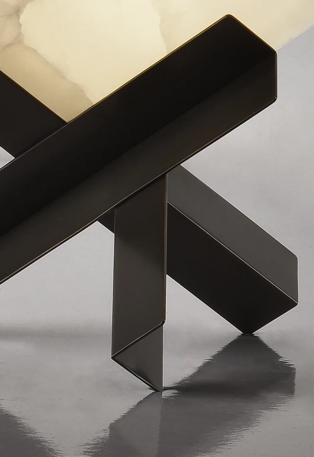 Cube Alabaster Table Lamp