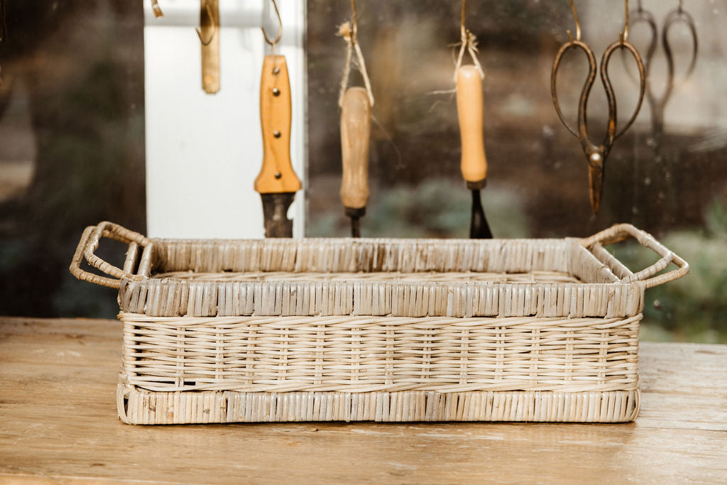 Wicker Serving Tray