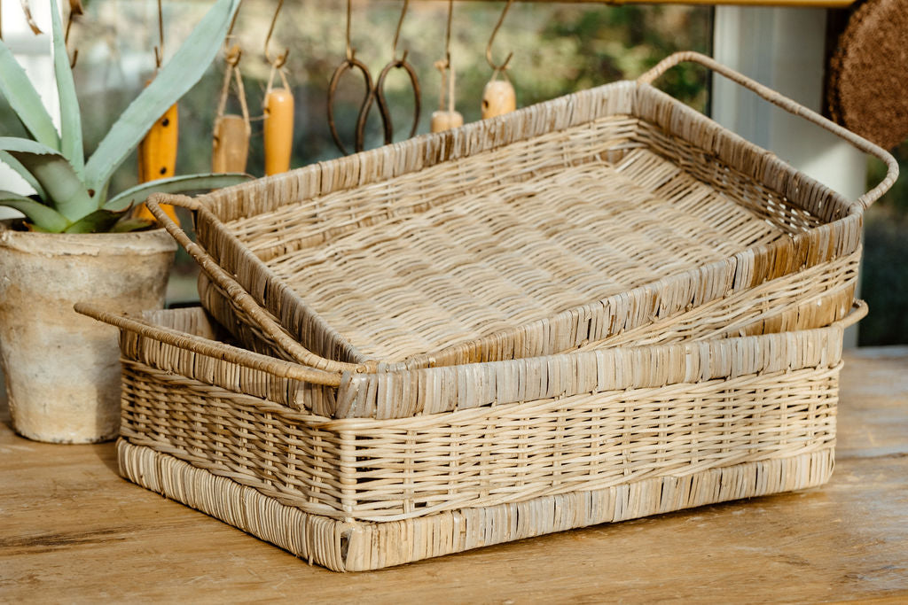 Wicker Serving Tray