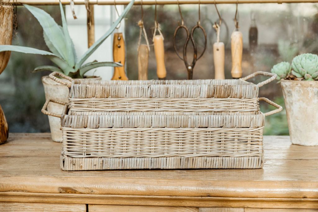 Wicker Serving Tray