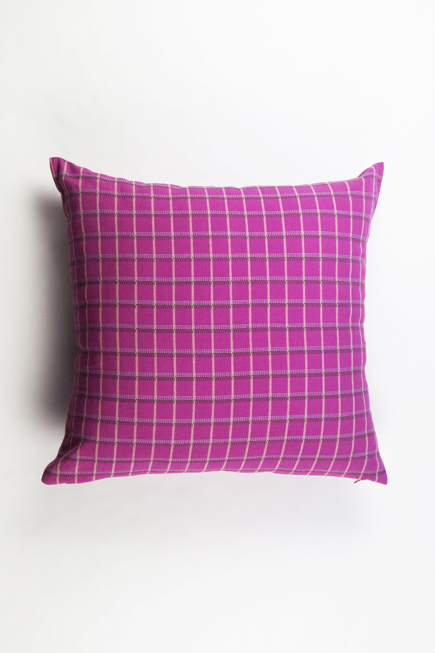 San Lucas Pink Plaid Pillow