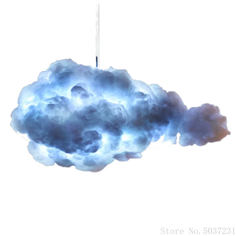 Post Modern Cloud Chandelier Lights - Ideal for Bars, Cafes, and Living Room Bedroom Decor - Unique Cloud Pendant Lamp Inspired Decorative Lighting Fixture
