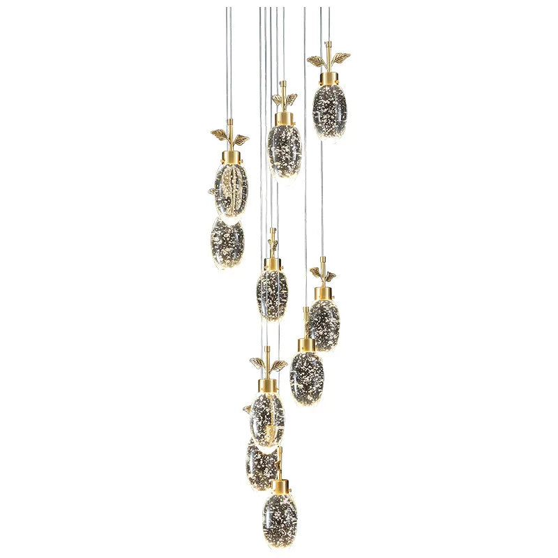 Elegant Round Crystal Pendant Lights - Illuminate Your Living, Dining, and Bedroom Spaces with Modern Elegance