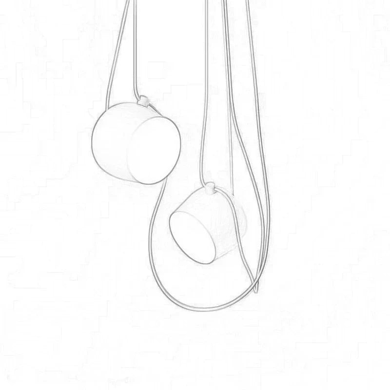 Modern Drum Pendant Lamp - LED Hanglamp with Industrial Charm for Restaurant, Kitchen, and Nordic Loft Decor