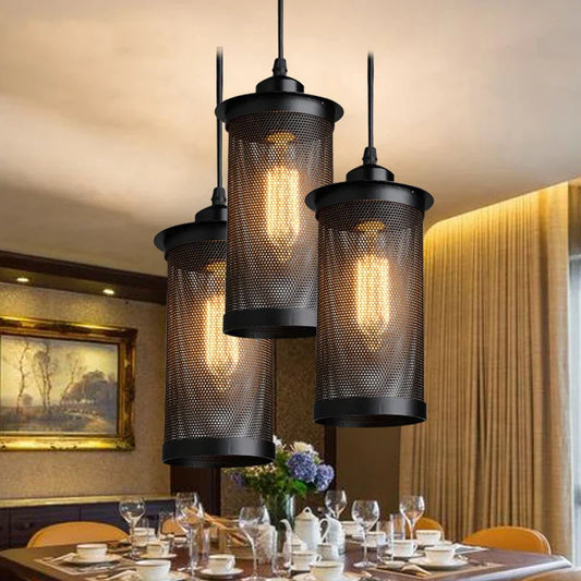Alice's Vintage Mesh Cage Pendant Light