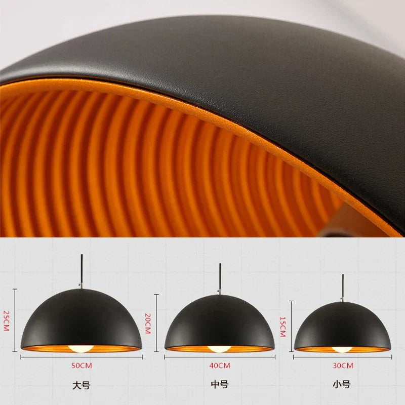 Retro Pendant Light - Industrial Elegance for Restaurant Decor