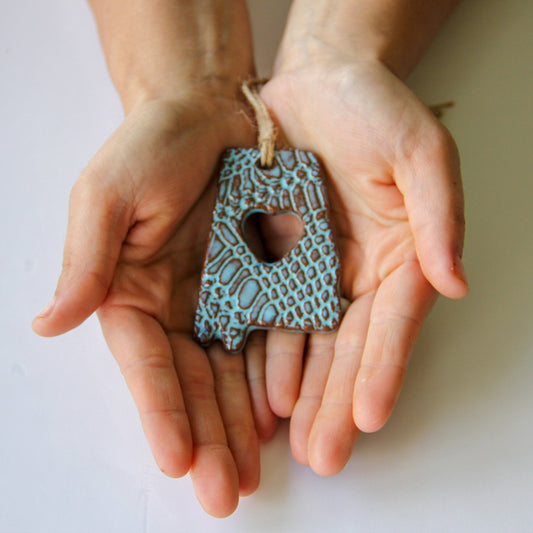 Heart of Dixie Alabama Ornament