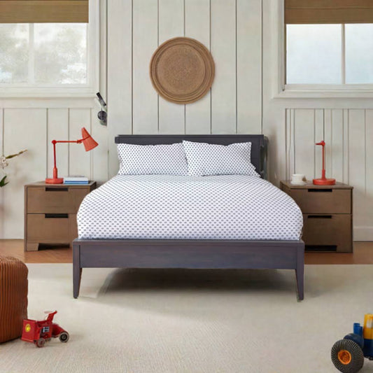Bedroom Bedding & Decor: Clean Design Home® Supima Cotton Percale Sheet Set-Jack pattern by CLEAN DESIGN HOME® INC