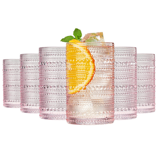 Dining & Tableware: Monet Hobnail Highball Glassware, Set of 6 by Khen Site