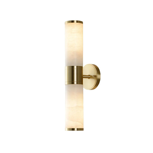 Alabaster Lampatron Cylindrical Wall Lamp
