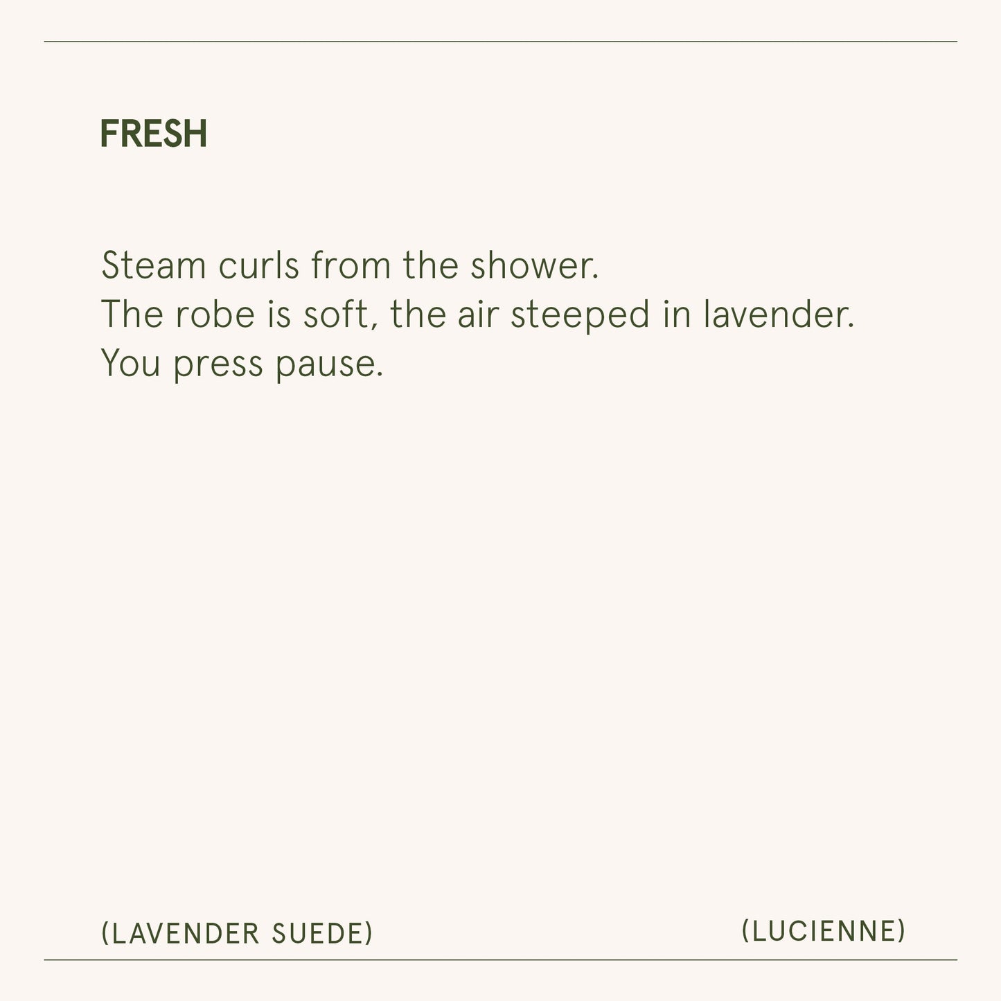 Lucienne - Lavender Suede Candle