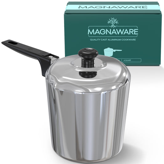 Kitchen Tools & Cookware: 4 Quart Sauce Pan with Lid by MAGNAWARE