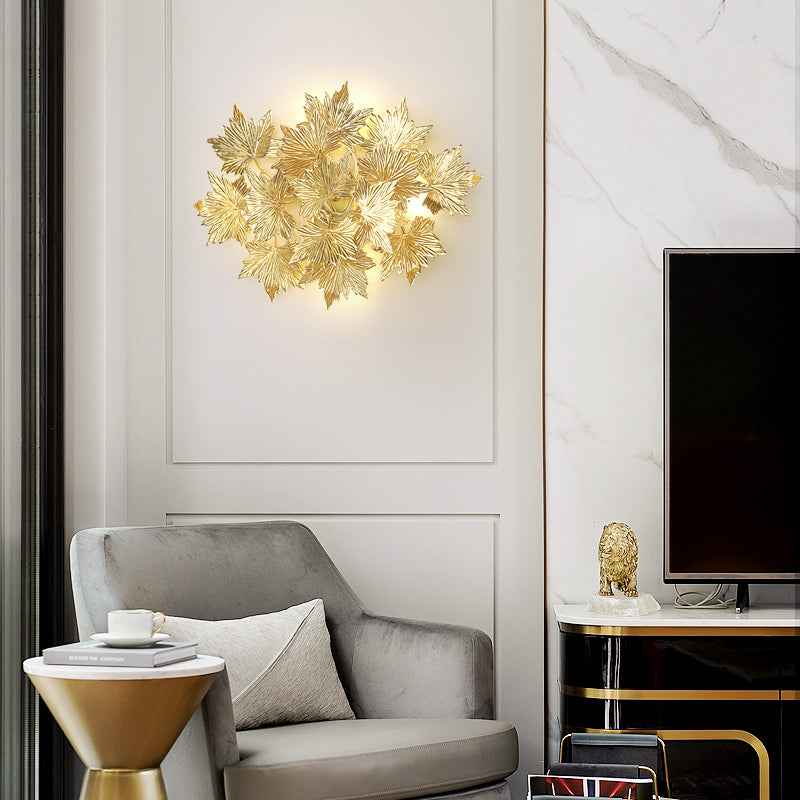 Maple Leaf Wall Sconce Light