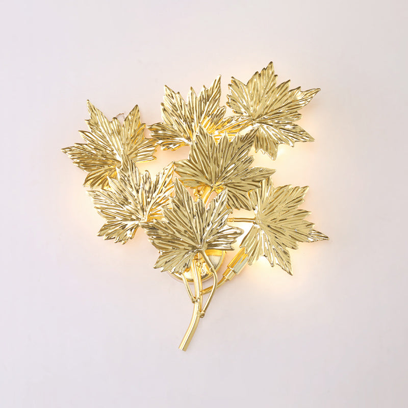 Maple Leaf Wall Sconce Light