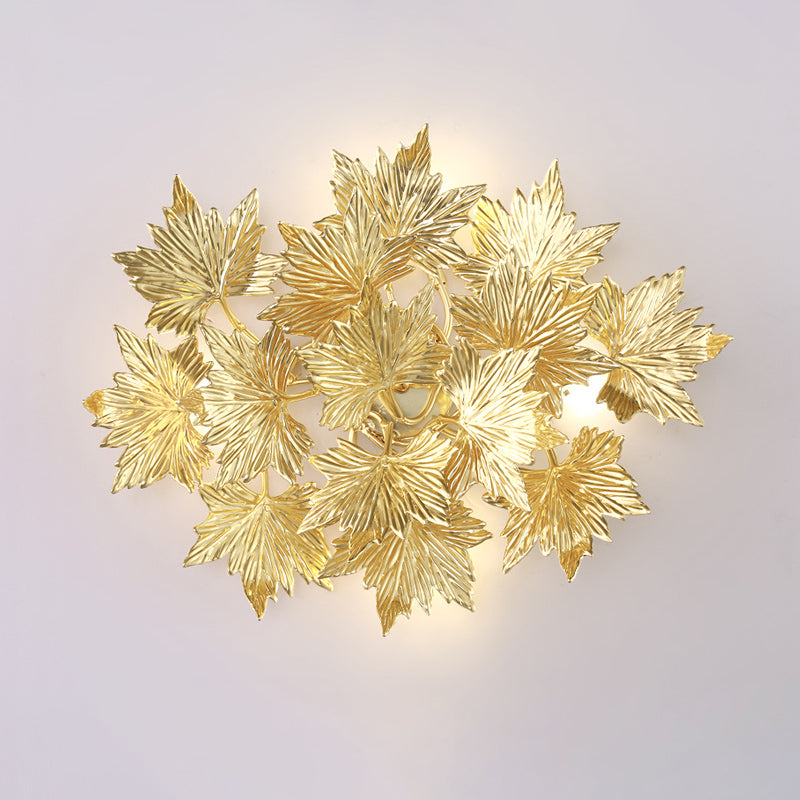Maple Leaf Wall Sconce Light
