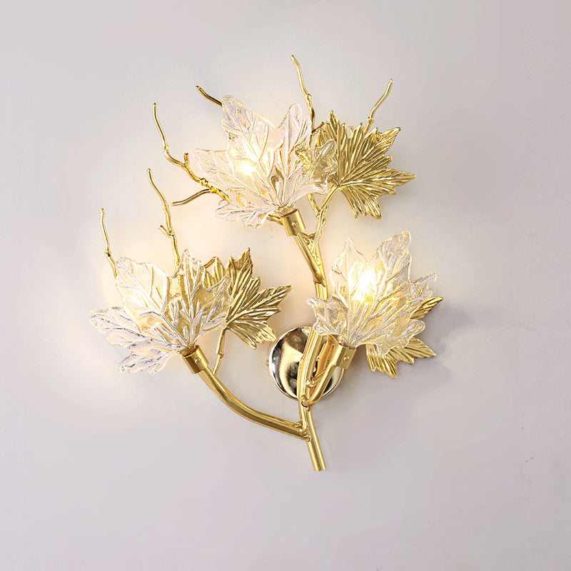 Maple Leaf Wall Sconce Light