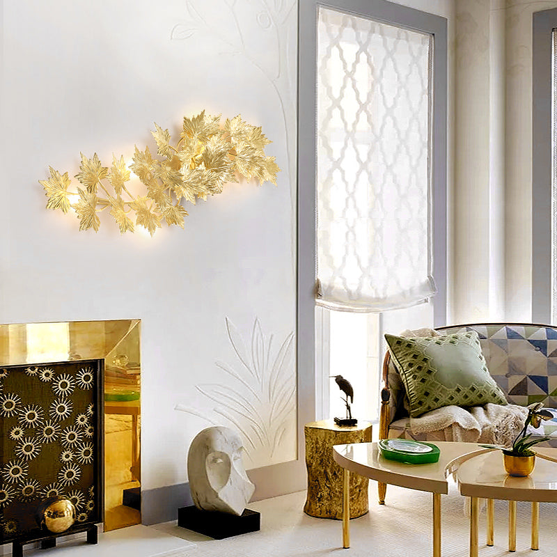 Maple Leaf Wall Sconce Light