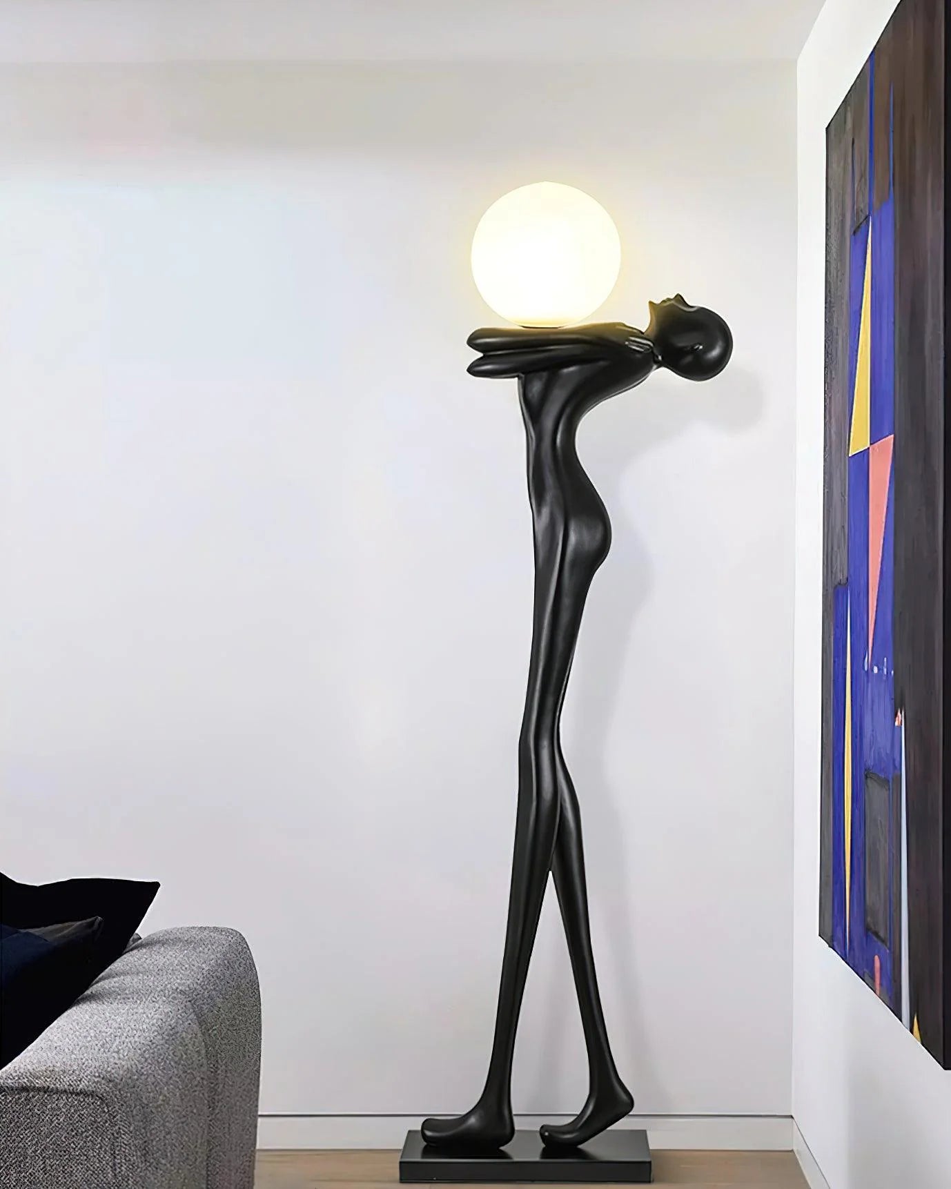 Moca Sculpture Figure Floor Lamp